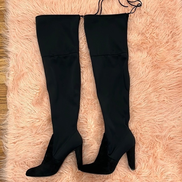 Charles By Charles David Women's  Knee High Black Boots Size 8 - Picture 1 of 10